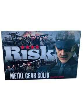 Risk Metal Gear Solid Board Game 2011 Collectors Edition USAopoly Complete CIB